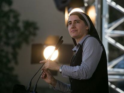 Teresa Forcades a la presentació de Procés Contituent, el 2013.