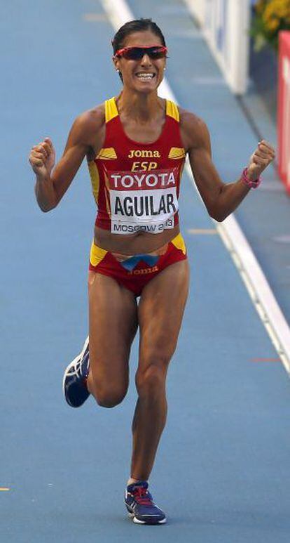 Alessandra Aguilar, tras concluir en quinta posición.