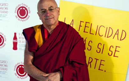 Matthieu Ricard, monje budista que asiste al Congreso de Coca Cola.