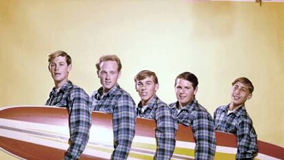 The Beach Boys, en una foto de 1962.