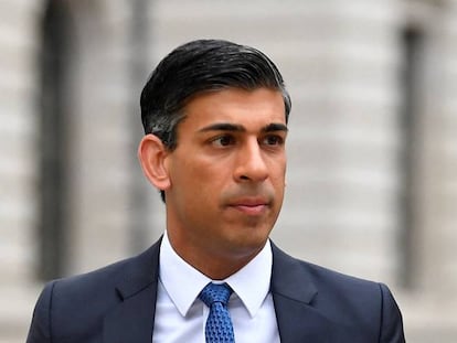 Rishi Sunak, ministro de Finanzas de Reino Unido.