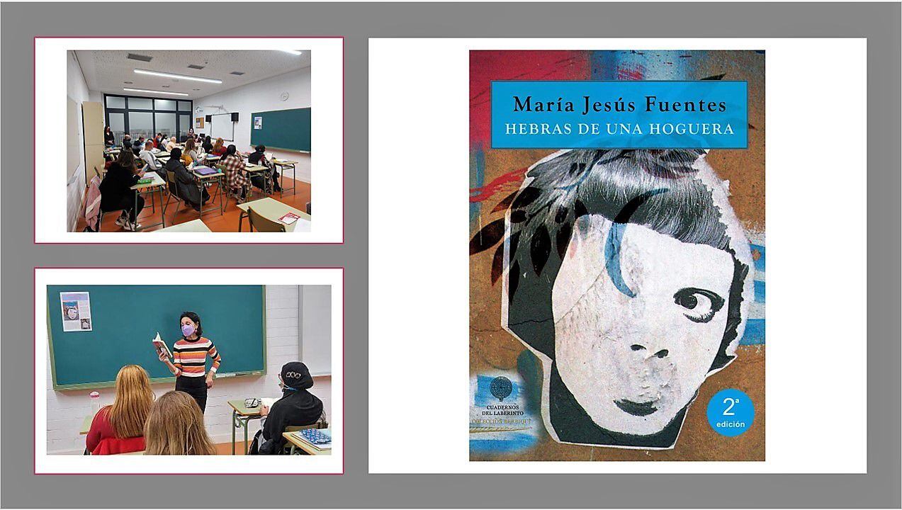 María Jesús Fuentes presenta 'Hebras de una hoguera' dentro del ciclo 'Un encuentro con el Autor'.