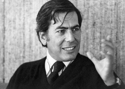 Mario Vargas Llosa, en enero de 1980.