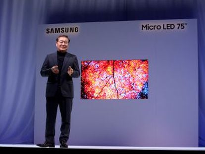 Samsung y LG muestran en la feria CES de Las Vegas las tecnologías que marcarán la evolución de los televisores