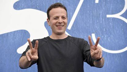 Amat Escalante, en la presentación de 'La región salvaje' en Venecia.