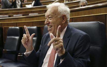 García Margallo, aquest dilluns, al Congrés.