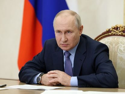 Vladímir Putin, este miércoles en el Kremlin.