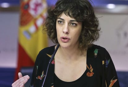 Alexandra Fern&aacute;ndez, portavoz de En Marea. 