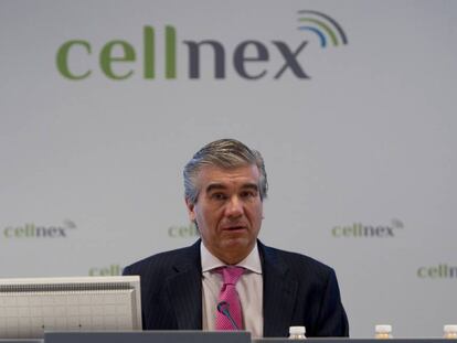 El presidente de Cellnex Telecom, Francisco Reynés.