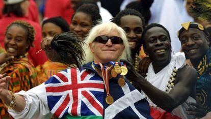 Jimmy Savile, en una imagen de 2002 en Londres.