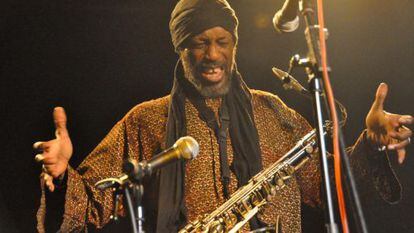 El saxofonista Abdu Salim.