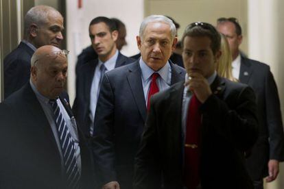 Benjamín Netanyahu durante una visita a Estados Unidos la semana pasada.