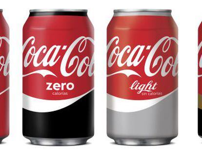 Nueva imagen de las latas de Coca-Cola