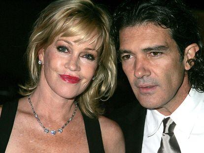 Melanie Griffith y Antonio Banderas en una imagen de 2006.