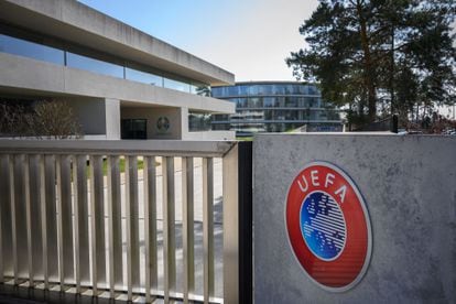La sede de la UEFA en Nyon.
