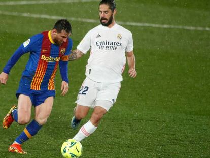 Partido entre Real Madrid y FC Barcelona.