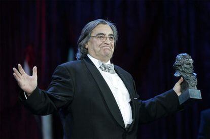 Tedy Villalba recoge el <b>Goya</b> de Honor en 2006.