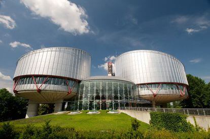  Palacio de Derechos del Hombre, en Estrasburgo. 