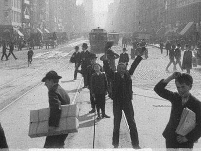 Fotograma de 'A Trip Down Market Street Before the Fire'.