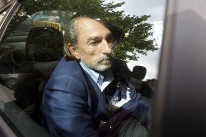 Francisco Correa, jefe de la trama Gürtel, a su llegada al Tribunal Superior de Justicia de Madrid en abril de 2009.