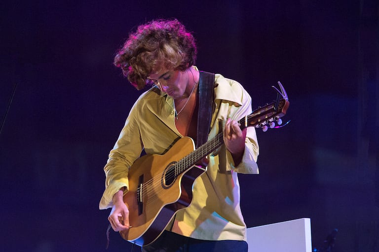 Guitaricadelafuente en concierto en Pedralbes.