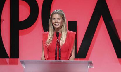 La actriz Gwyneth Paltrow en la Gala Anual de Productores en Beverly Hills el pasado s&aacute;bado.