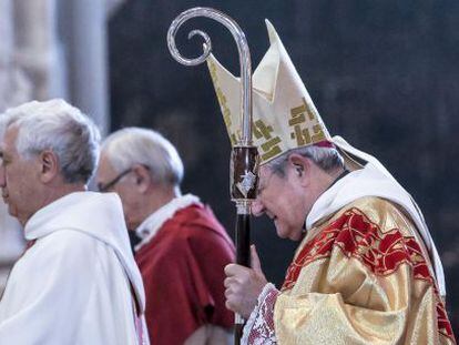 El obispo de Mallorca, Javier Salinas Vi&ntilde;als.
