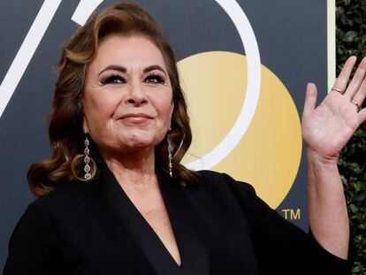 Roseanne Barr, el pasado enero en la gala de los Globos de Oro en Beverly Hills.