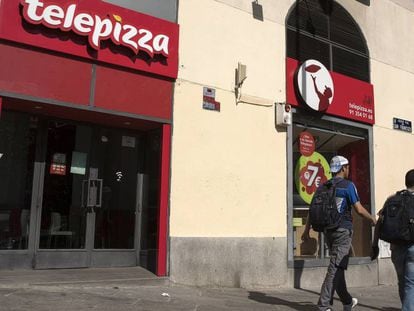 Un local de Telepizza en Madrid.