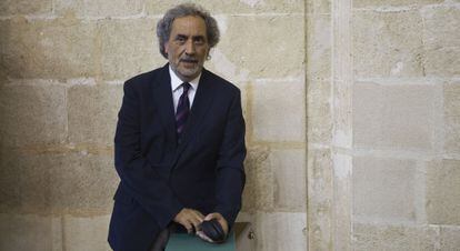 El defensor del Pueblo andaluz, Jos&eacute; Chamizo, en el Parlamento de Andaluc&iacute;a. 
