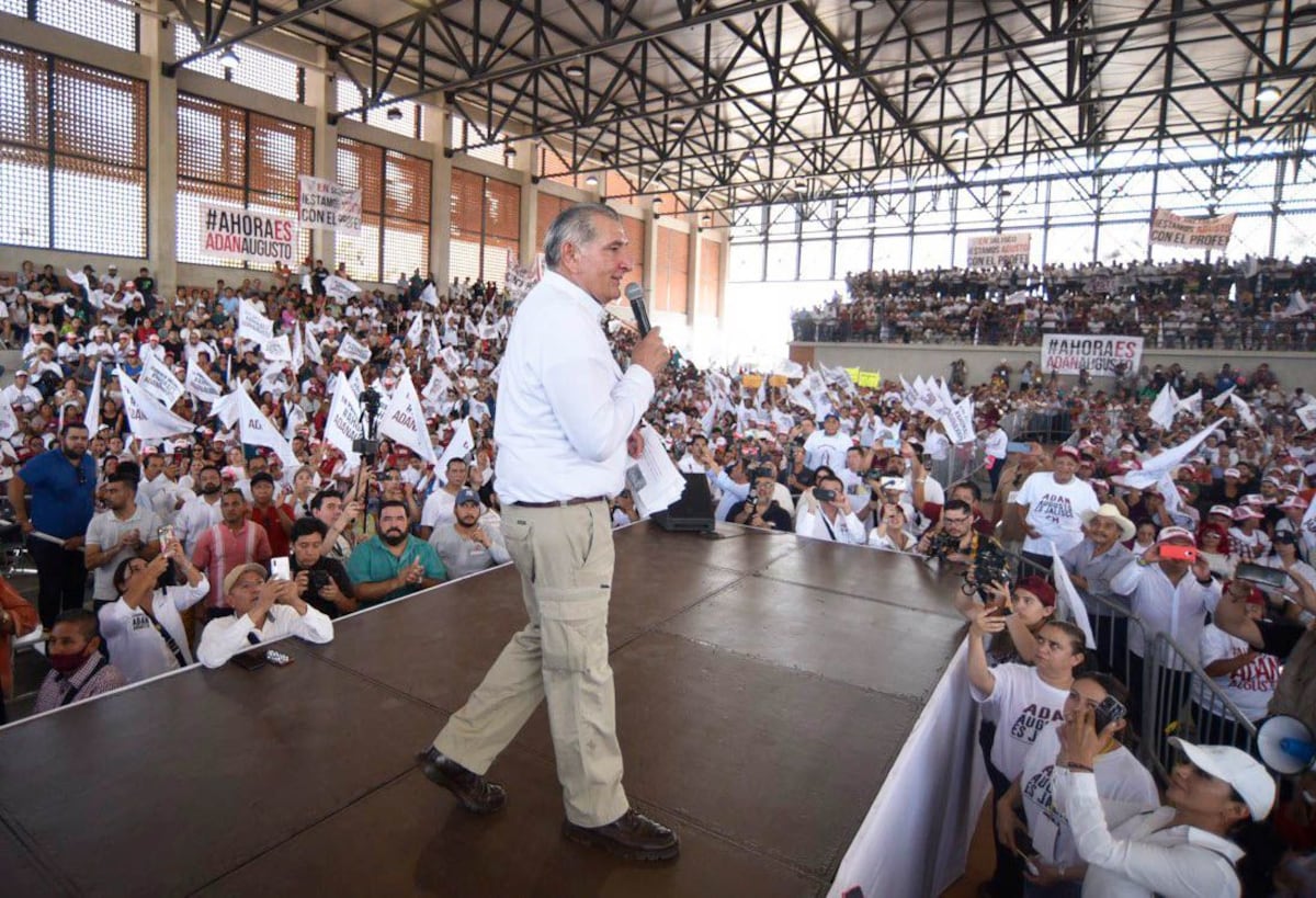 La campaña de Adán Augusto López: austeridad en la palabra y chequera en mano