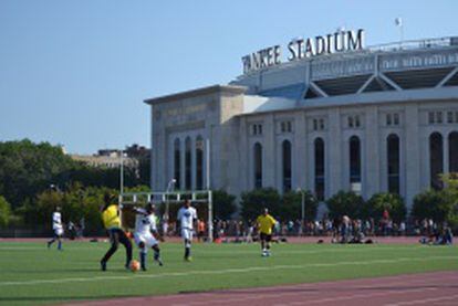 Alrededores del Yankee Stadium, ubicado en el Bronx.