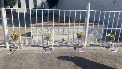 Homenaje en honor a los cuatro taqueros asesinados, en Salamanca, Estado de Guanajuato, el 16 de noviembre de 2022.