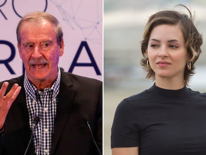 Vicente Fox y Mariana Rodríguez.