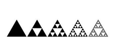 El triángulo de Koch.