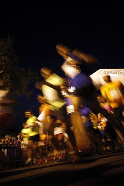 Última edición de la carrera nocturna de Canillejas.
