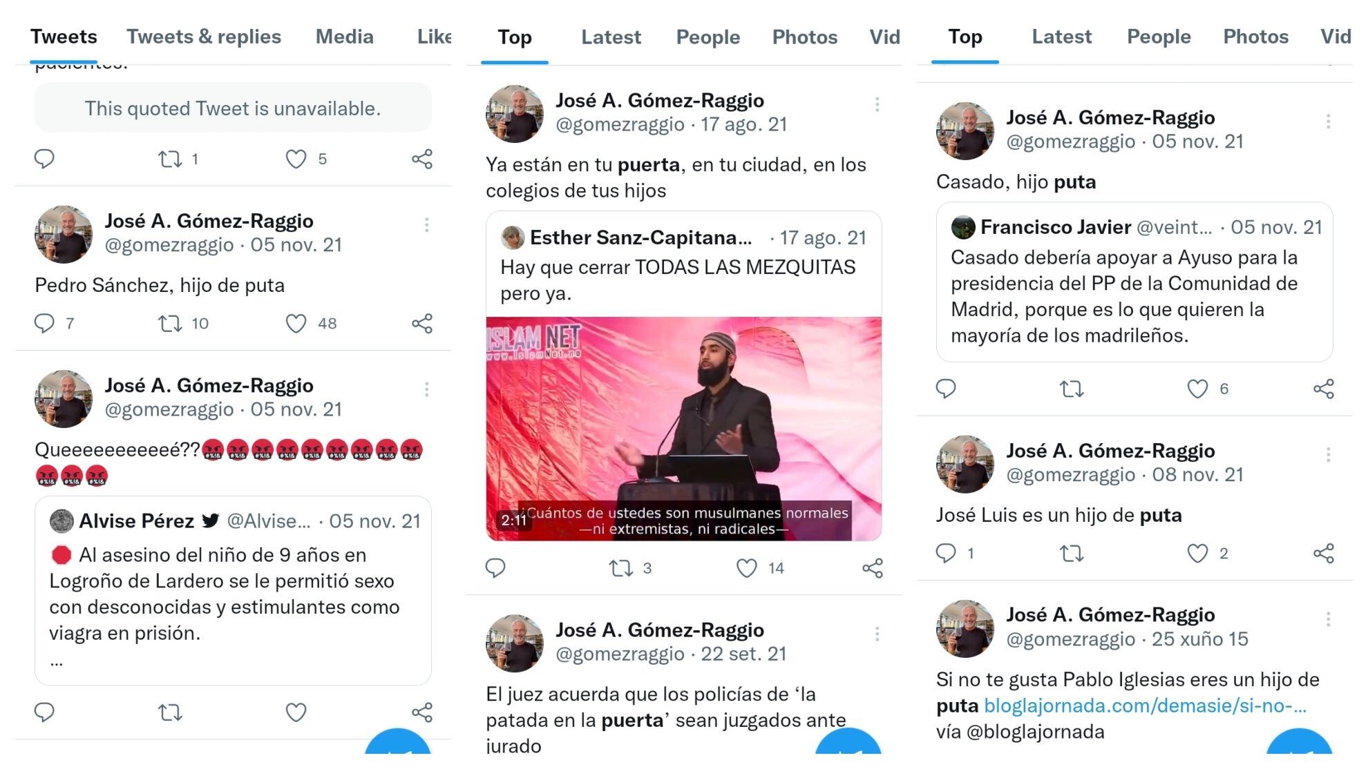 Tuits de José Agustín Gómez-Raggio