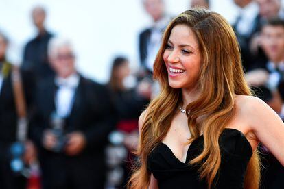 Shakira asiste a la edición número 75 del festival de Cannes, el 25 de mayo de 2022.