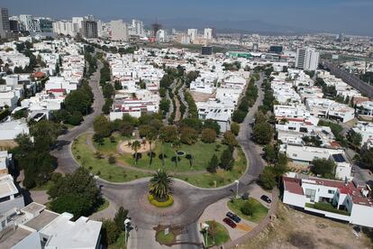 El fraccionamiento Privadas del Pedregal, en San Luis Potosí. Una de las propiedades de la familia Gallardo, bajo investigación.