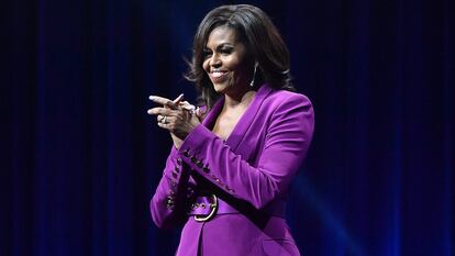 En la imagen, Michelle Obama .