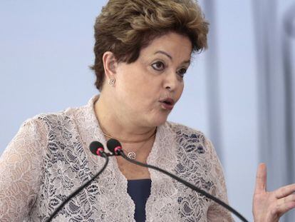 La presidenta de Brasil, Dilma Rousseff hace unos d&iacute;as.
