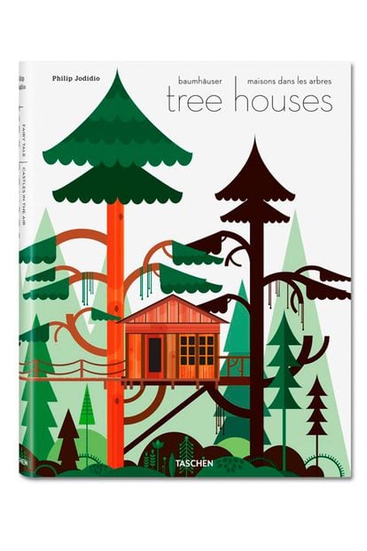 Si no puedes permitirte una escapada a una casa del árbol tenemos un plan b. El libro Tree Houses de Philip Jodidio recopila las mejores casas arbóreas del mundo. Lo edita Taschen y cuesta 49,99 euros.