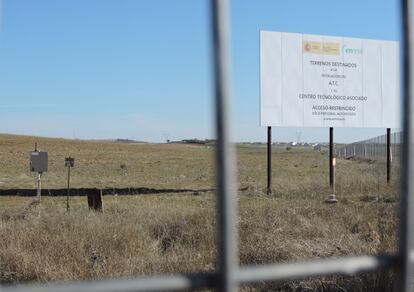 Terreno destinado al almacén de residuos nucleares en Villar de Cañas, Cuenca.