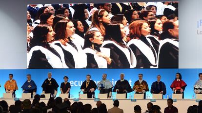 Graduación de alumnos de la Universidad Internacional de La Rioja (UNIR)