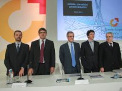 Presentaci&oacute;n del infome &quot;Espa&ntilde;a, un pa&iacute;s de oportunidades&quot;, el Consejo Empresarial para la Competitividad (CEC)