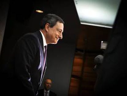 El presidente del Banco Central Europeo (ECB), Mario Draghi. EFE/Archivo