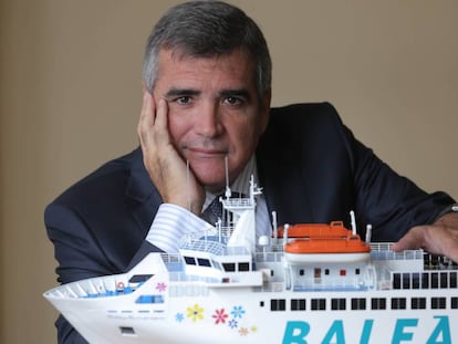 El presidente de Bale&agrave;ria, Adolfo Utor. 