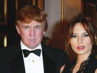 Donald y Melania Trump asisten a una gala en Nueva York hace a&ntilde;os.