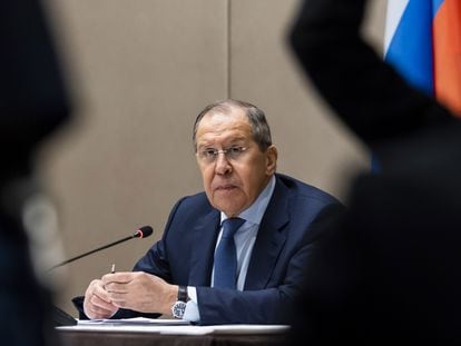 El ministro de Exteriores ruso, Serguéi Lavrov, el pasado 21 de enero.