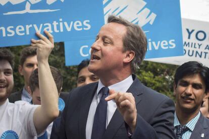 El primer ministro británico, David Cameron.